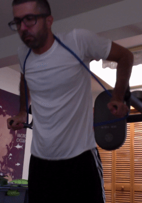 resistance band workout for chest
